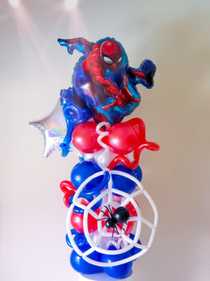 Super Hero Column- Veroballoon.com Decorations Miami