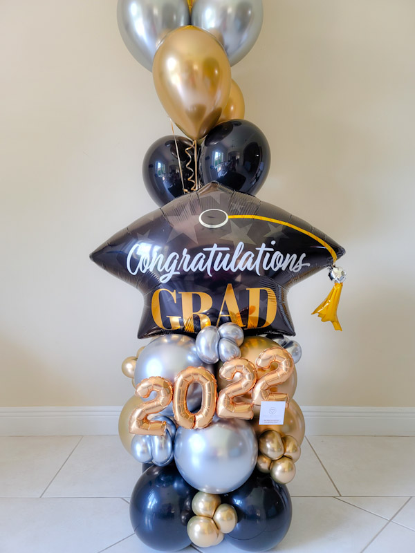 Arrangement de ballons avec bonbons Graduation – La P'tite Maison Jaune